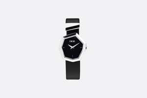 GEM DIOR 14.5 cm • Ø 27 mm (1”), Steel and Black Mother-of-Pearl