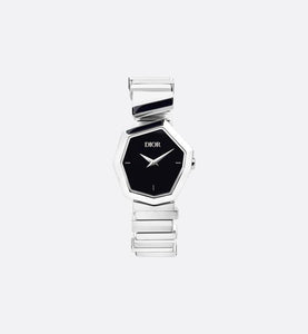 GEM DIOR 14.5 cm • Ø 27 mm (1”), Steel and Black Mother-of-Pearl