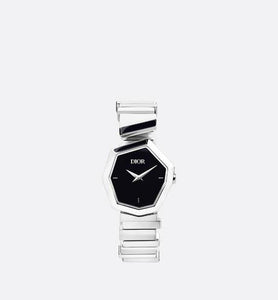 GEM DIOR 14.5 cm • Ø 27 mm (1”), Steel and Black Mother-of-Pearl