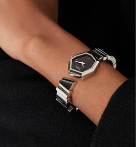 GEM DIOR 14.5 cm • Ø 27 mm (1”), Steel and Black Mother-of-Pearl