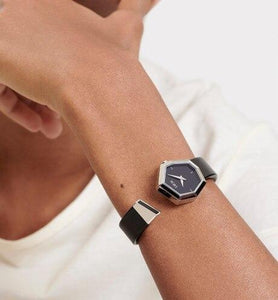 GEM DIOR 14.5 cm • Ø 27 mm (1”), Steel and Black Mother-of-Pearl