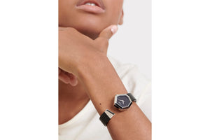 GEM DIOR 14.5 cm • Ø 27 mm (1”), Steel and Black Mother-of-Pearl