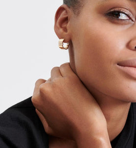 GEM DIOR Earrings • Yellow Gold and Diamonds