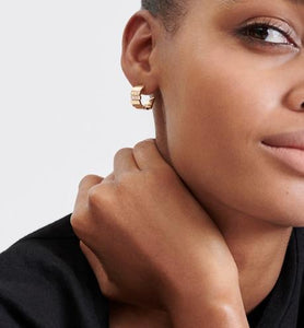 GEM DIOR Earrings • Yellow Gold and Diamonds