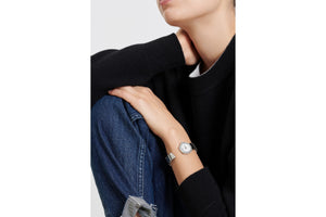 GEM DIOR 15.5 cm • Ø 27 mm (1”), Steel, Mother-of-Pearl and Diamonds