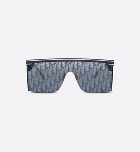 DiorClub M1U • Blue Dior Oblique Mask Sunglasses