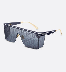 DiorClub M1U • Blue Dior Oblique Mask Sunglasses