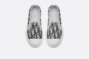 B23 Slip-On Sneaker • Black and White Dior Oblique Canvas