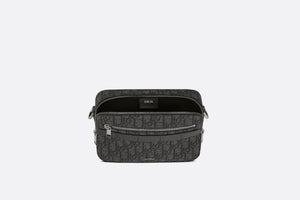 Safari Messenger Bag • Black Dior Oblique Jacquard