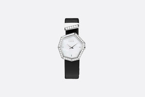 GEM DIOR 15.5 cm • Ø 27 mm (1”), Steel, Mother-of-Pearl and Diamonds