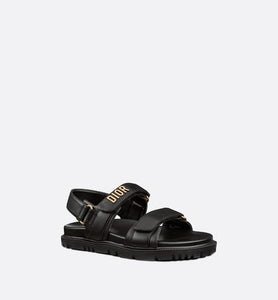DiorAct Sandal • Black Lambskin