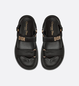DiorAct Sandal • Black Lambskin