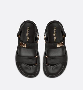 DiorAct Sandal • Black Lambskin