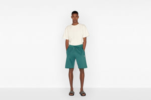 Oversized Dior Oblique T-Shirt • Off-White Terry Cotton Jacquard