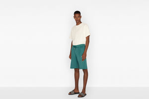 Oversized Dior Oblique T-Shirt • Off-White Terry Cotton Jacquard
