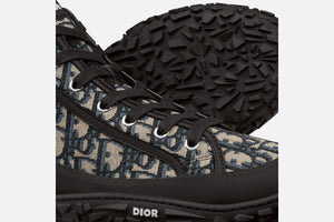 Diorizon Ankle Boot • Beige and Black Dior Oblique Jacquard and Black Rubber