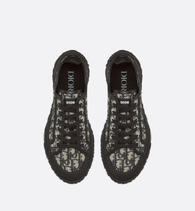 Diorizon Derby Shoe • Beige and Black Dior Oblique Jacquard and Black Rubber