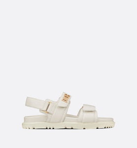 DiorAct Sandal • White Lambskin