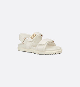 DiorAct Sandal • White Lambskin