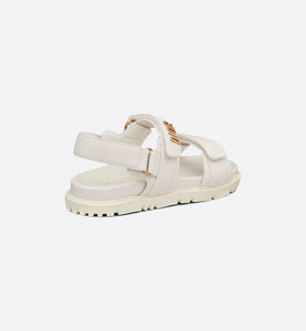 DiorAct Sandal • White Lambskin