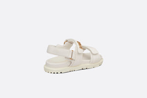 DiorAct Sandal • White Lambskin