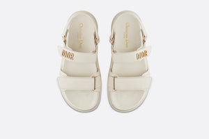 DiorAct Sandal • White Lambskin