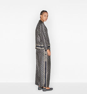 Dior Chez Moi Pants • Blue Dior Oblique Silk Twill