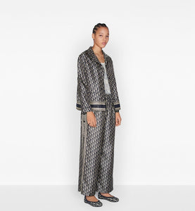 Dior Chez Moi Pants • Blue Dior Oblique Silk Twill