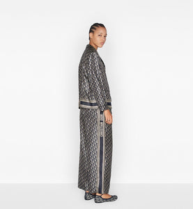 Dior Chez Moi Pants • Blue Dior Oblique Silk Twill