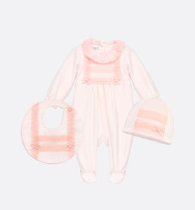 Nanouchka Newborn Gift Set • Pale Pink Interlock and Cotton Voile