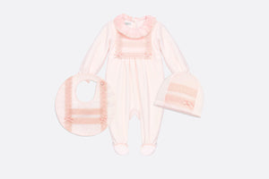 Nanouchka Newborn Gift Set • Pale Pink Interlock and Cotton Voile