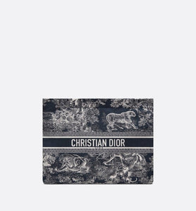 DiorTravel Zipped Pouch • Blue Toile de Jouy Reverse Technical Fabric