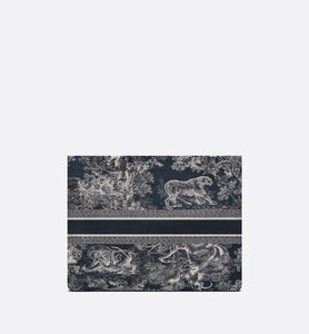 DiorTravel Zipped Pouch • Blue Toile de Jouy Reverse Technical Fabric