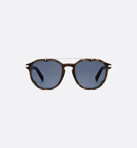DiorBlackSuit RI • Brown Tortoiseshell-Effect Pantos Sunglasses