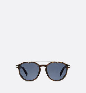 DiorBlackSuit RI • Brown Tortoiseshell-Effect Pantos Sunglasses