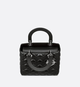 Medium Lady Dior Bag • Black Cannage Lambskin