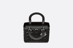 Medium Lady Dior Bag • Black Cannage Lambskin