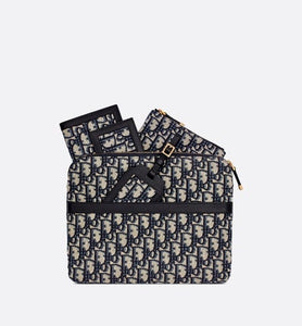 DiorTravel Travel Kit • Blue Dior Oblique Jacquard