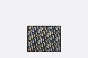30 Montaigne Pouch • Blue Dior Oblique Jacquard