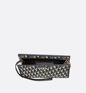 30 Montaigne Pouch • Blue Dior Oblique Jacquard