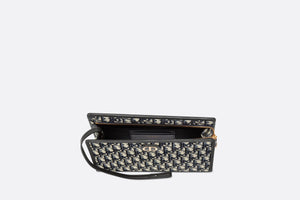 30 Montaigne Pouch • Blue Dior Oblique Jacquard