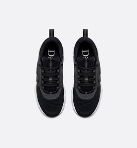 B22 Sneaker • Black Technical Mesh and Calfskin