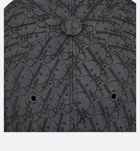 Kid's Cap • Black Dior Oblique Jacquard