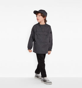 Kid's Cap • Black Dior Oblique Jacquard