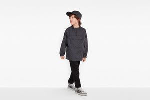 Kid's Cap • Black Dior Oblique Jacquard