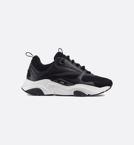 B22 Sneaker • Black Technical Mesh and Calfskin