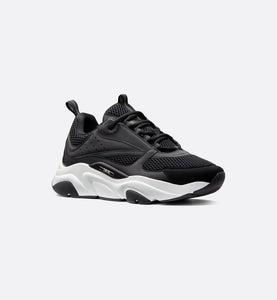 B22 Sneaker • Black Technical Mesh and Calfskin