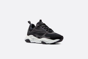 B22 Sneaker • Black Technical Mesh and Calfskin