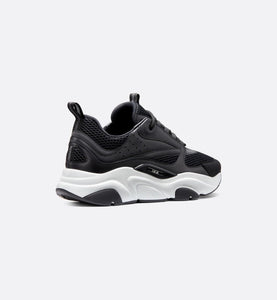 B22 Sneaker • Black Technical Mesh and Calfskin