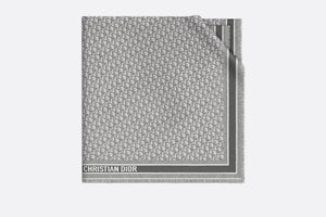 D-Oblique Shawl • Gray Wool, Silk and Cotton